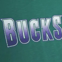 Slub S/S Tee Milwaukee Bucks