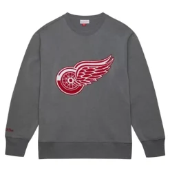 Snow Washed Fleece Crew Current Logo Detroit Red Wings