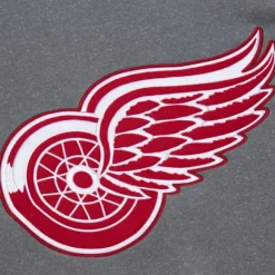 Snow Washed Fleece Crew Current Logo Detroit Red Wings