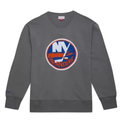 Snow Washed Fleece Crew Current Logo New York Islanders