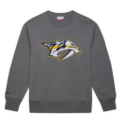 Snow Washed Fleece Crew Current Logo Nashville Predators