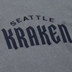 Snow Washed Fleece Crew Current Logo Seattle Kraken