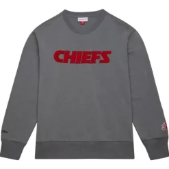 Snow Washed Fleece Crew Kansas City Chiefs