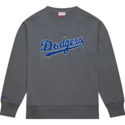 Snow Washed Fleece Crew Los Angeles Dodgers