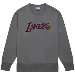 Snow Washed Fleece Crew Los Angeles Lakers