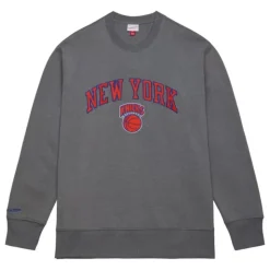Snow Washed Fleece Crew New York Knicks