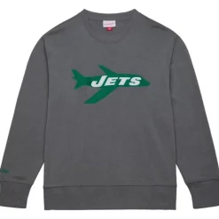 Snow Washed Fleece Crew New York Jets