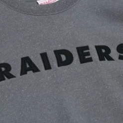 Snow Washed Fleece Crew Oakland Raiders