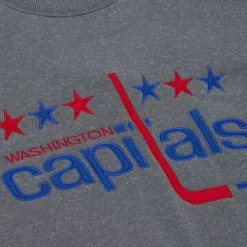 Snow Washed Fleece Crew Washington Capitals