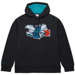 Snow Washed Fleece Hoodie Charlotte Hornets