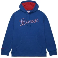 Snow Washed Fleece Hoodie Atlanta Braves