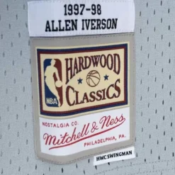 Space Knit Swingman Allen Iverson Philadelphia 76Ers 1997-98 Jersey