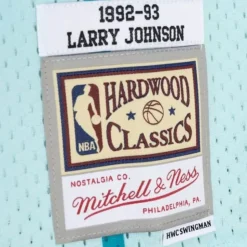Space Knit Swingman Larry Johnson Charlotte Hornets 1992-93 Jersey