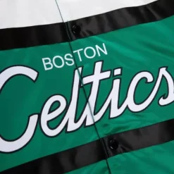 Special Script Heavyweight Satin Jacket Boston Celtics