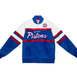 Special Script Heavyweight Satin Jacket Detroit Pistons