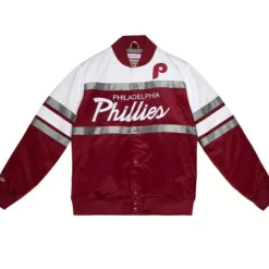 Special Script Heavyweight Satin Jacket Philadelphia Phillies