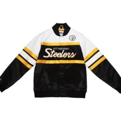 Special Script Heavyweight Satin Jacket Pittsburgh Steelers