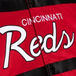 Special Script Heavyweight Satin Jacket Cincinnati Reds