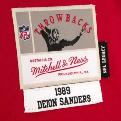Split Legacy Deion Sanders Atlanta Falcons 1989 Jersey