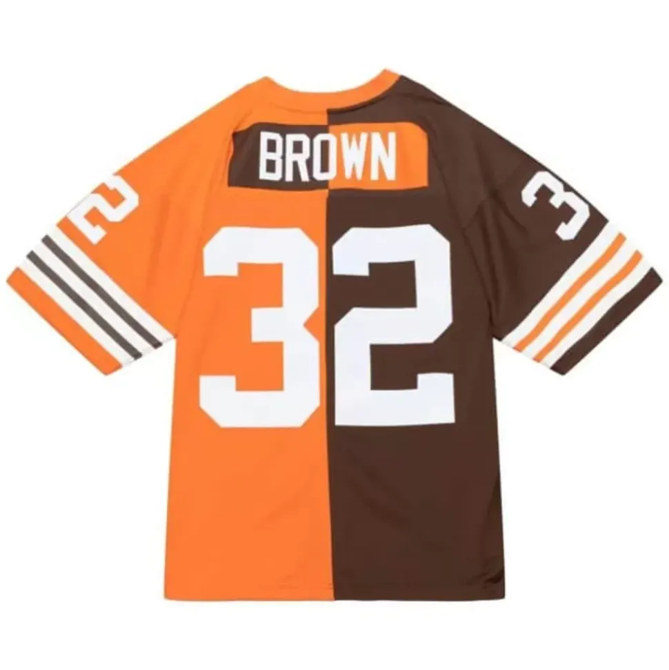 Split Legacy Jim Brown Cleveland Browns 1963 Jersey