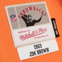 Split Legacy Jim Brown Cleveland Browns 1963 Jersey