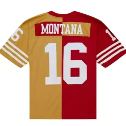 Split Legacy Joe Montana San Francisco 49Ers 1990 Jersey