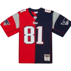 Split Legacy Randy Moss New England Patriots 2007 Jersey