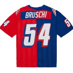 Split Legacy Tedy Bruschi New England Patriots 1996 Jersey
