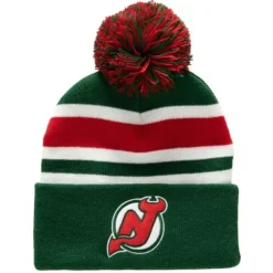 Stripe Pom Knit New Jersey Devils