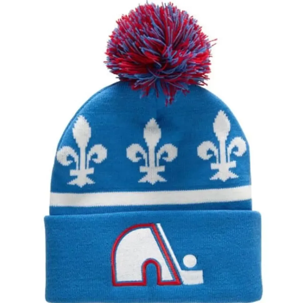 Stripe Pom Knit Quebec Nordiques