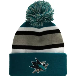Stripe Pom Knit San Jose Sharks