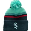 Stripe Pom Knit Seattle Kraken