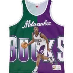 Sublimated Player Tank Milwaukee Bucks Ray Allen