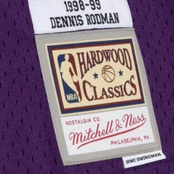 Swingman Dennis Rodman Los Angeles Lakers Road 1998-99 Jersey