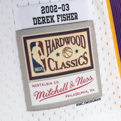 Swingman Derek Fisher Los Angeles Lakers Alternate 2002-03 Jersey