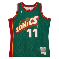 Swingman Detlef Schrempf Seattle Supersonics Dark 1995-96 Jersey
