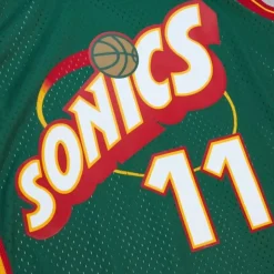Swingman Detlef Schrempf Seattle Supersonics Dark 1995-96 Jersey