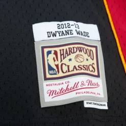 Swingman Dwyane Wade Miami Heat Black 2012-13 Jersey