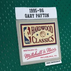 Swingman Gary Payton Seattle Supersonics 1995-96 Jersey