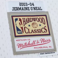 Swingman Jermaine O'Neal Indiana Pacers White Hwc 2003-04 Jersey