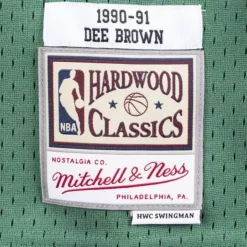 Swingman Jersey Boston Celtics Road 1990-91 Dee Brown