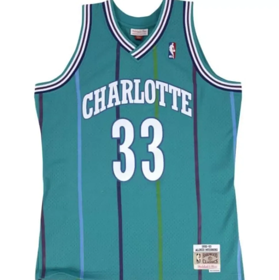 Swingman Jersey Charlotte Hornets Road 1992-93 Alonzo Mourning