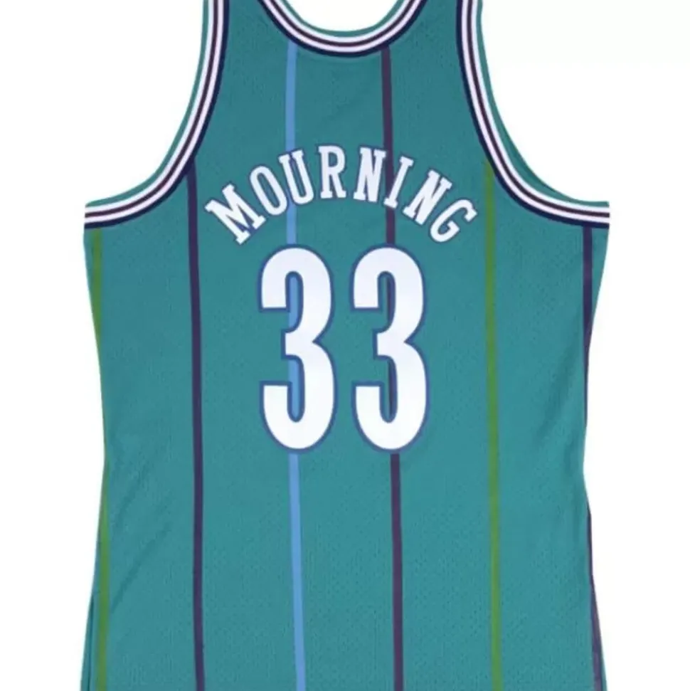Swingman Jersey Charlotte Hornets Road 1992-93 Alonzo Mourning