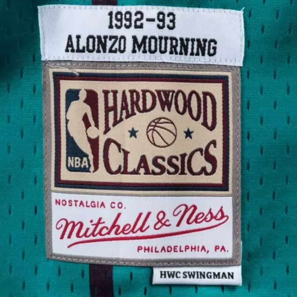 Swingman Jersey Charlotte Hornets Road 1992-93 Alonzo Mourning