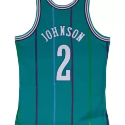 Swingman Jersey Charlotte Hornets Road 1992-93 Larry Johnson