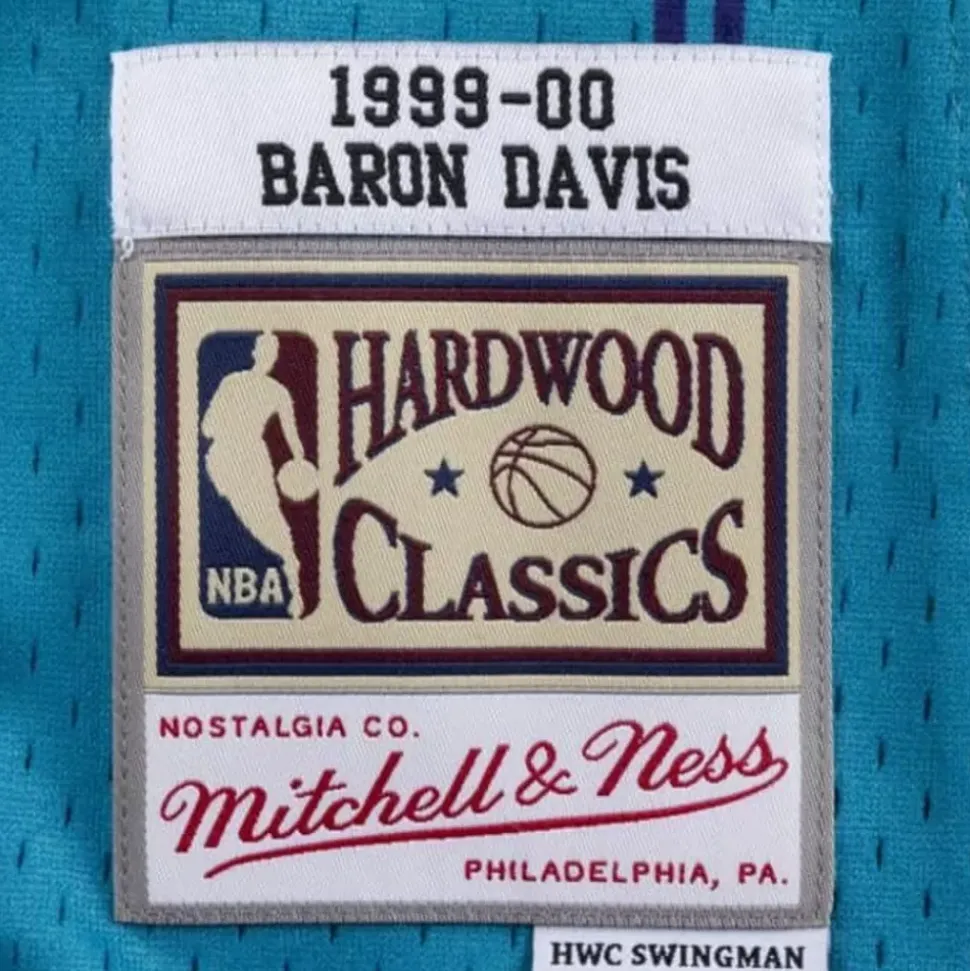 Swingman Jersey Charlotte Hornets Road 1999-00 Baron Davis