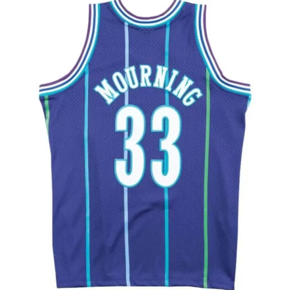 Swingman Jersey Charlotte Hornets Alternate 1994-95 Alonzo Mourning