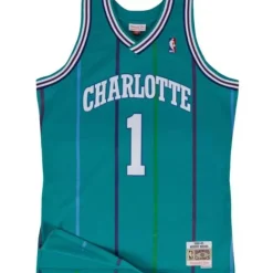 Swingman Jersey Charlotte Hornets Road 1992-93 Muggsy Bogues