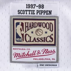 Swingman Jersey Chicago Bulls Home 1997-98 Scottie Pippen