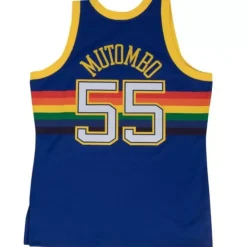 Swingman Jersey Denver Nuggets Road 1991-92 Dikembe Mutombo